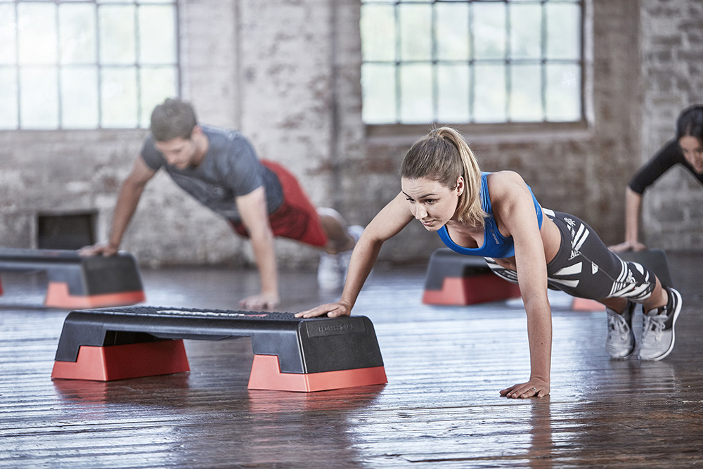 Степ платформа Reebok Step RSP-16150WH, белчерн — изображение 5