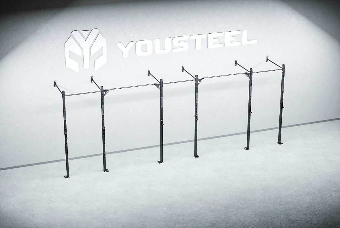 Функциональная рама для кроссфита пристенная YOUSTEEL СТ-6900-1800-4