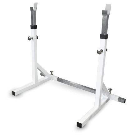 СТОЙКА С ДВУМЯ ПОЗИЦИЯМИ ДЛЯ ШТАНГ (ПРОСТАЯ, НЕХРОМИРОВАННАЯ) mb barbell 2.19 — изображение 2