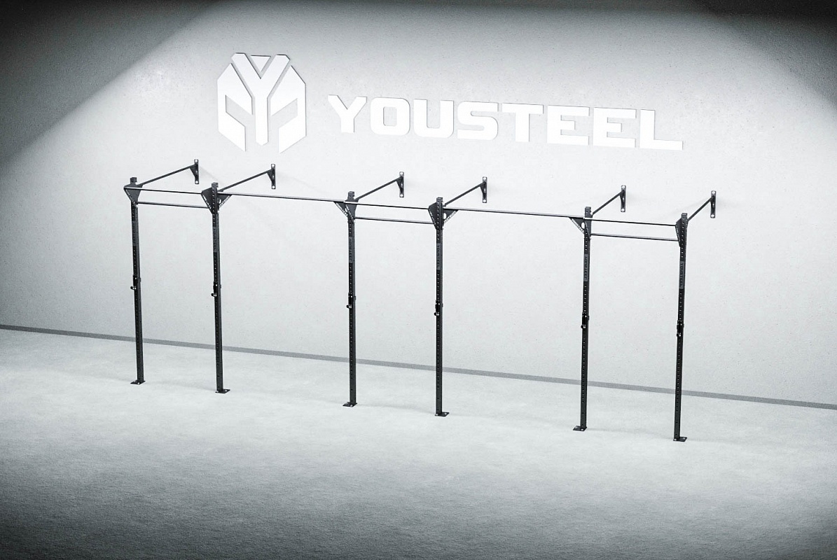 Функциональная рама для кроссфита пристенная YOUSTEEL СТ-6900-1800-3