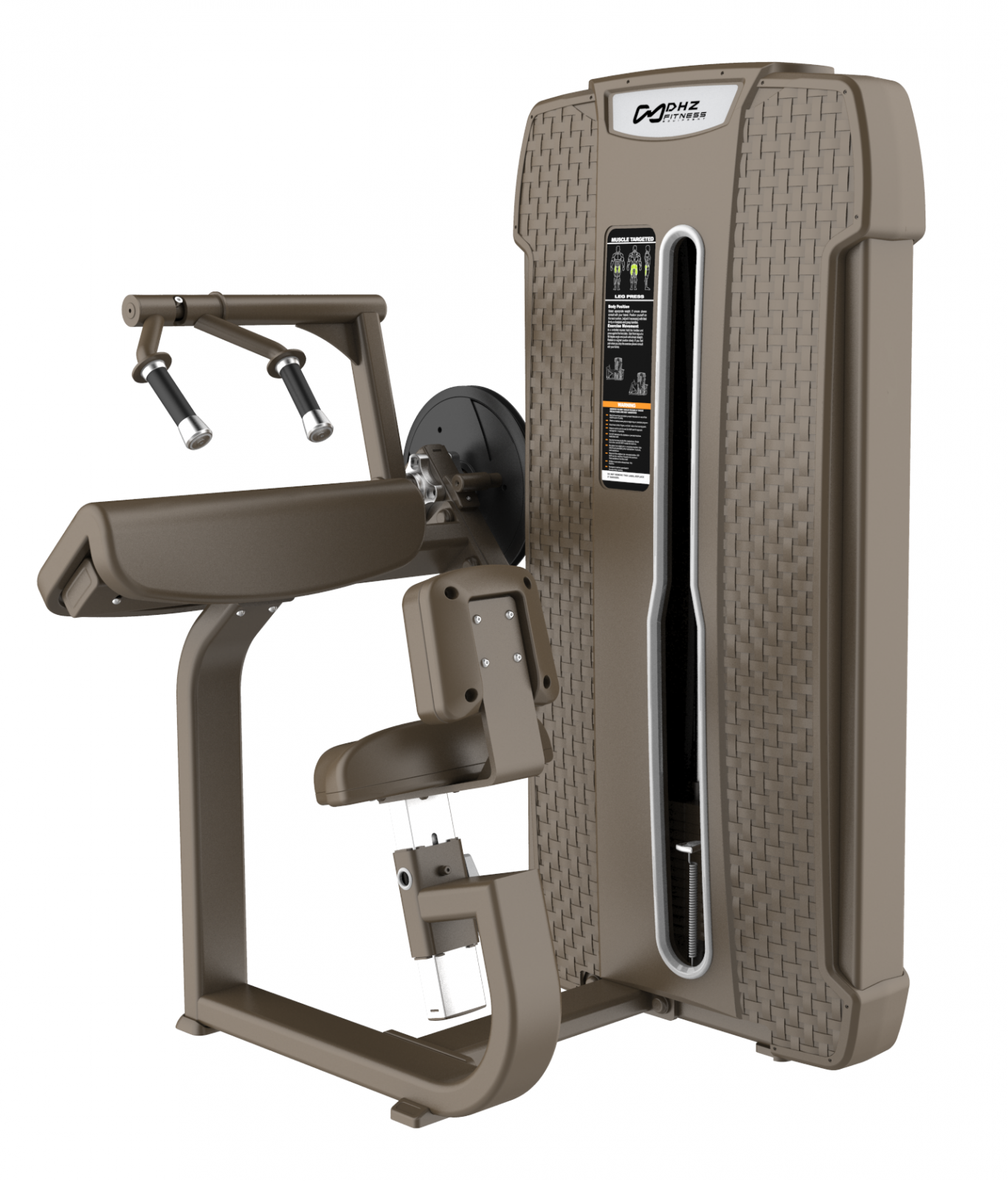 Трицепс-машина сидя. Наклонная парта Стек 105 кг DHZ Style Pro-Series Е-4028 — изображение 2