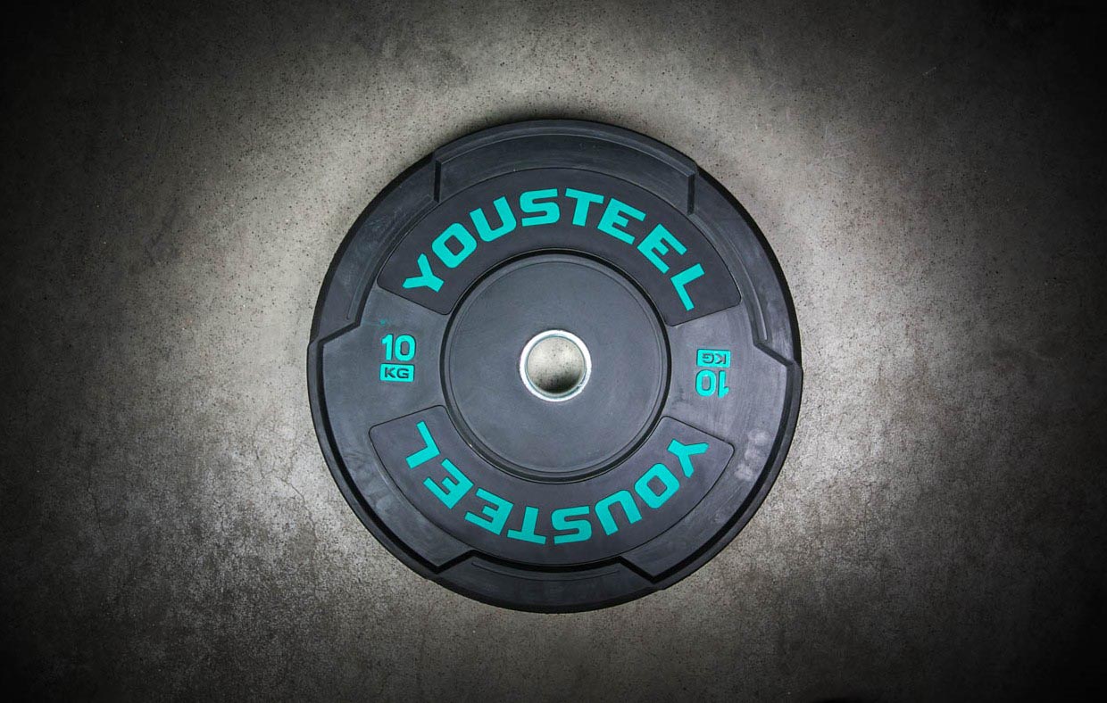 Диск тренировочный для кроссфита 10 кг HARD YOUSTEEL