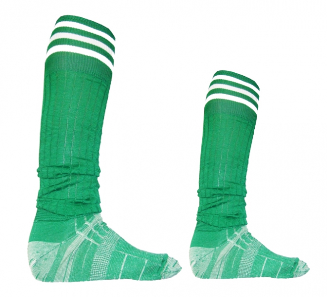 Гетры футбольные подростковые усиленные Ronin G303 зеленый 36-41 — изображение 2