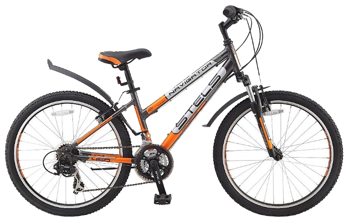 Велосипед Stels Navigator 450 24" 18ск бел.-черн.-крас.-син. р.12" — изображение 2