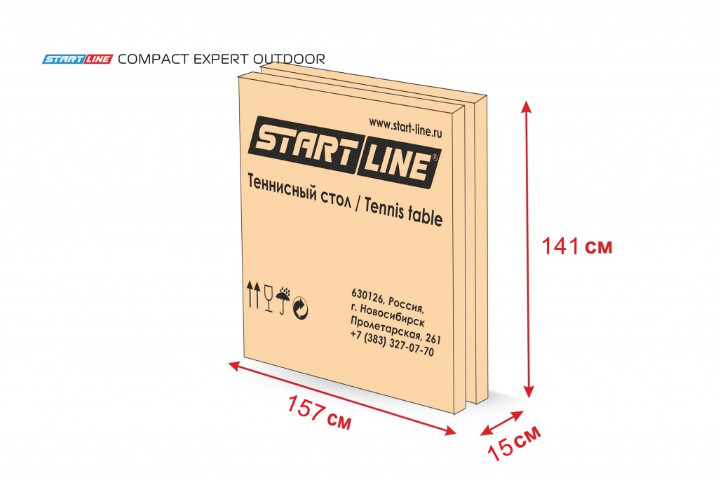 Теннисный стол Compact Expert Outdoor blue START LINE — изображение 8