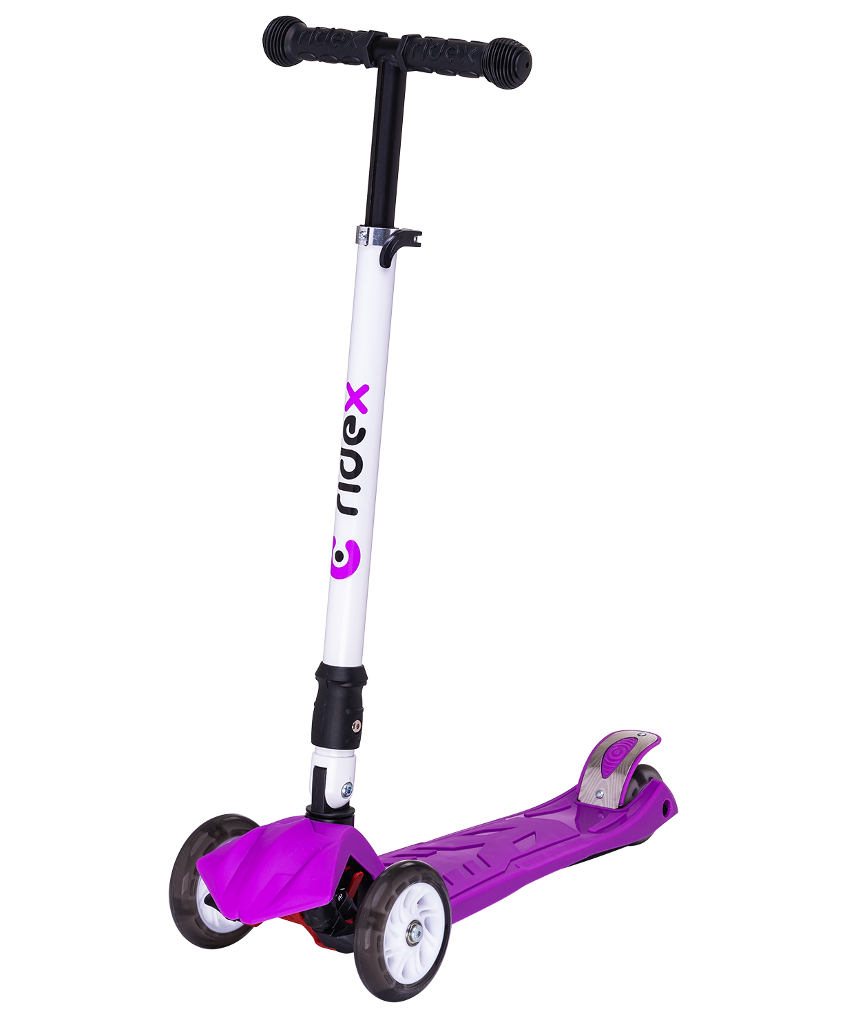 Самокат 3-колесный Smart 3D, 120/80 мм, фиолетовый — изображение 2