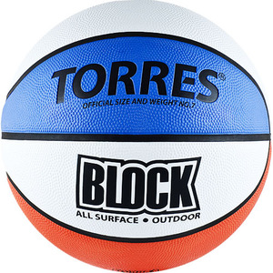 Мяч баск. "torres block" р.7, резина В00077