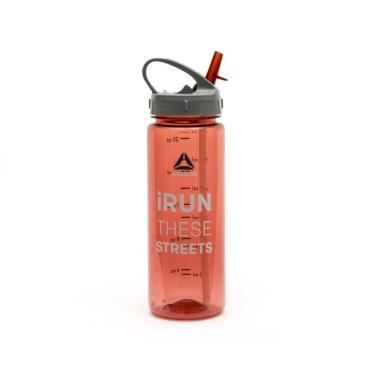 Бутылка для воды reebok 0,65 red "irun these streets" — изображение 2