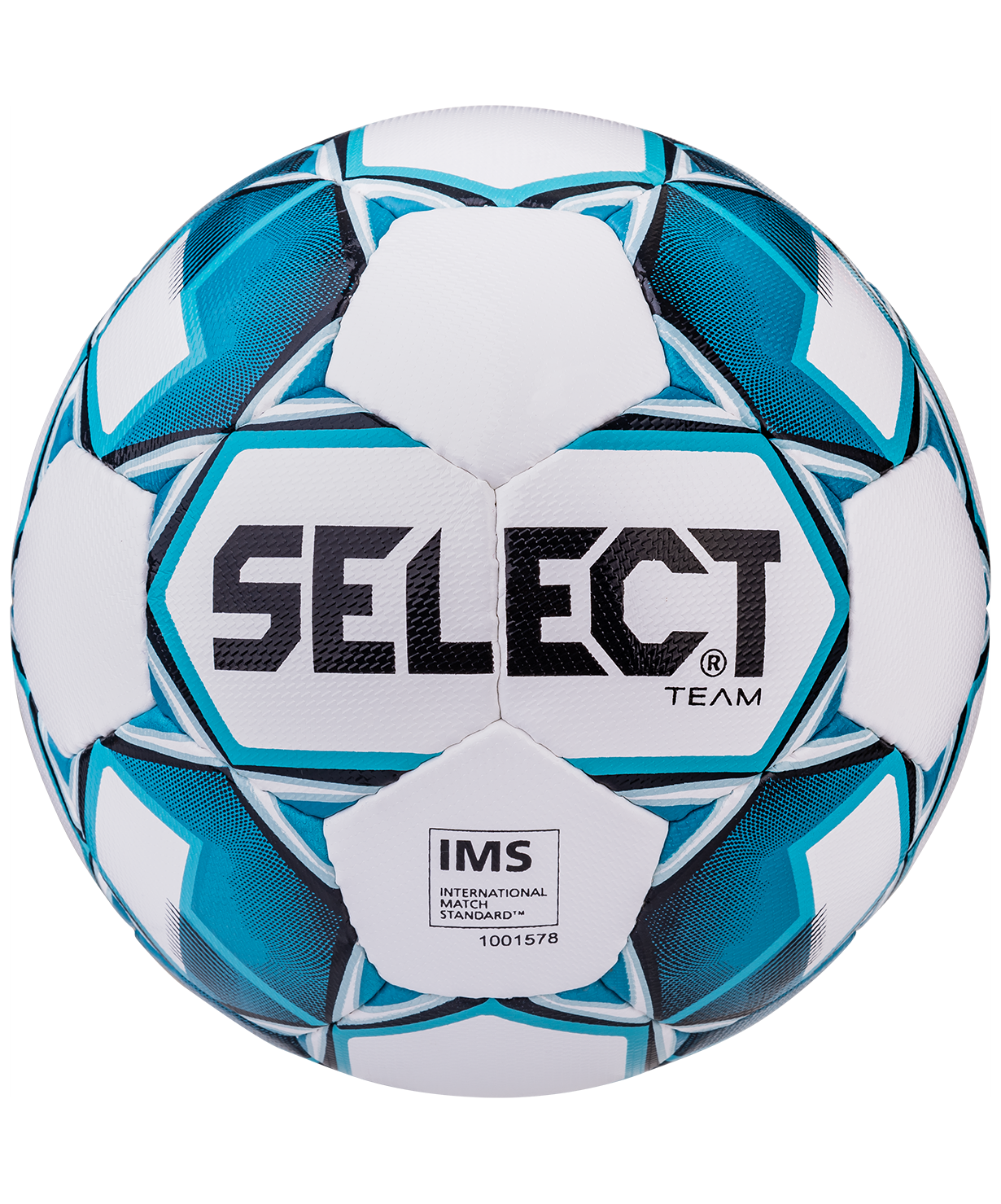 Мяч футбольный Team IMS 815419 №5, белый/синий/черный