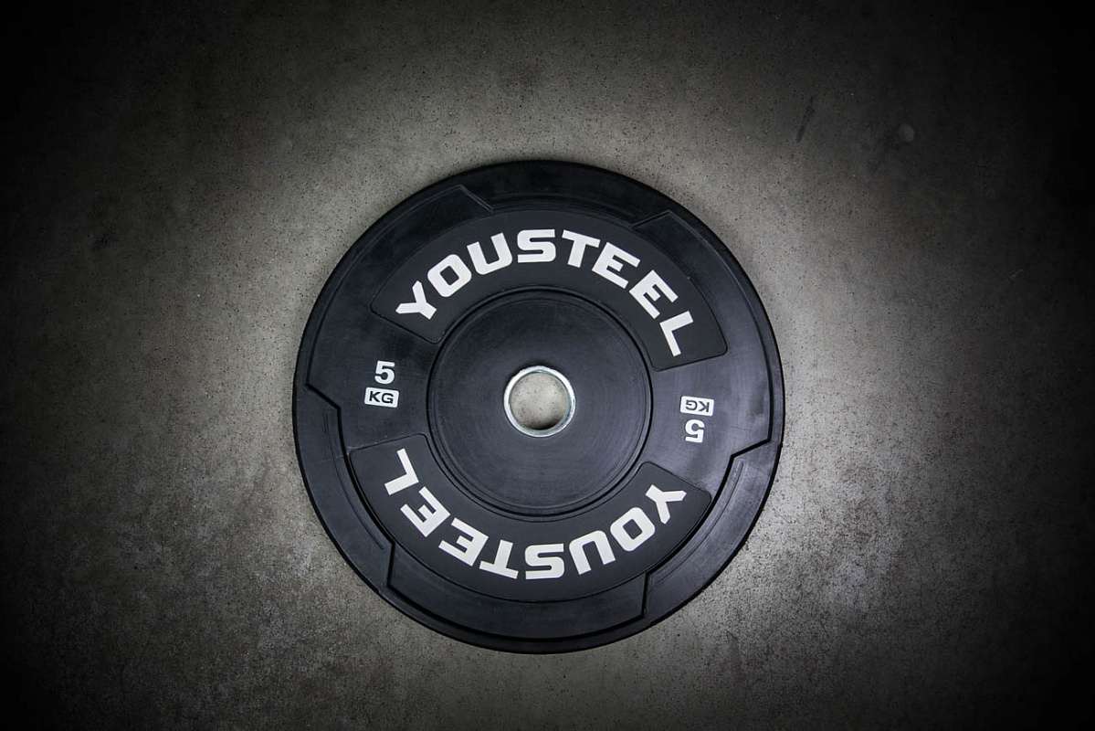 Диск тренировочный для кроссфита 5 кг HARD YOUSTEEL