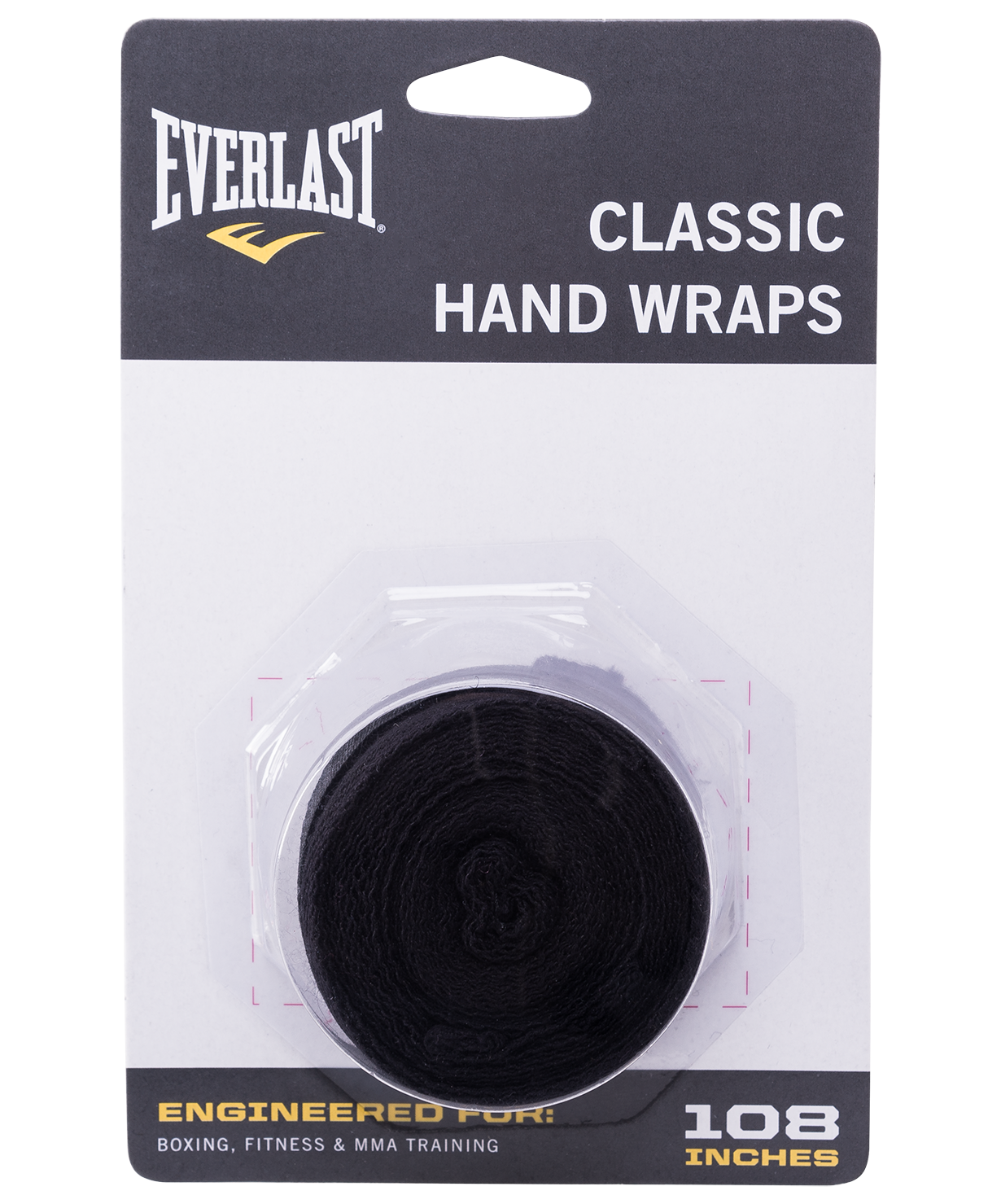 Бинт боксерский Everlast 4464BK, 3.5 м, эластик, черный — изображение 2