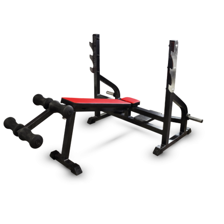 СКАМЬЯ-СТОЙКА ДЛЯ ЖИМА ПОД УГЛОМ ВНИЗ mb barbell 2.25 — изображение 2