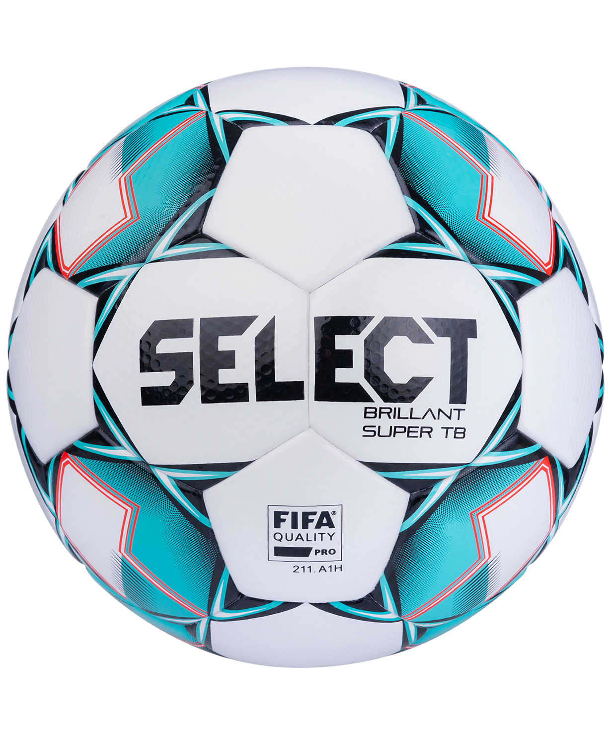 Мяч футбольный Brillant Super FIFA 810108, №5, белый/зеленый/черный
