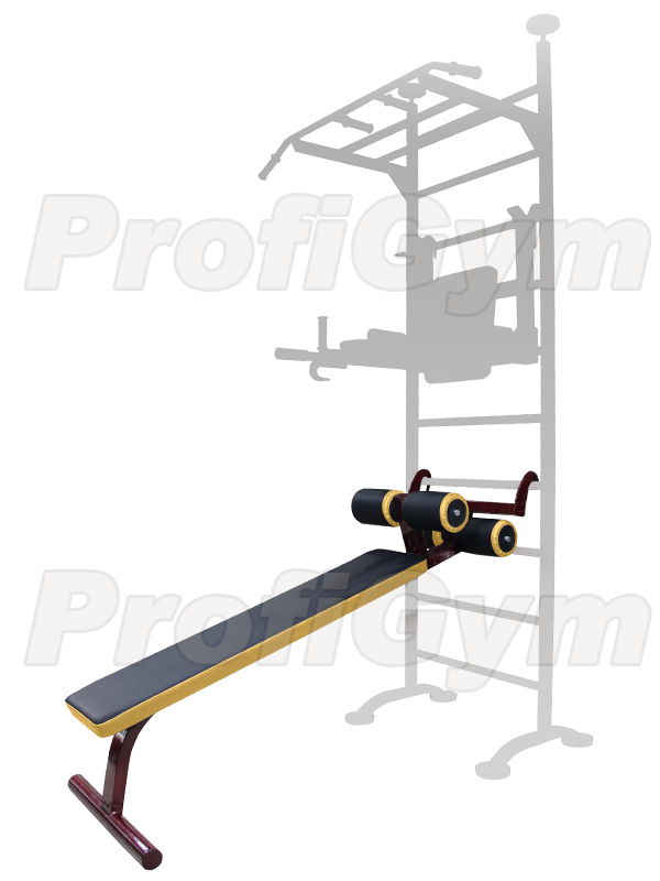 Скамья для пресса навесная на шведскую стенку profigym СК-0400-G