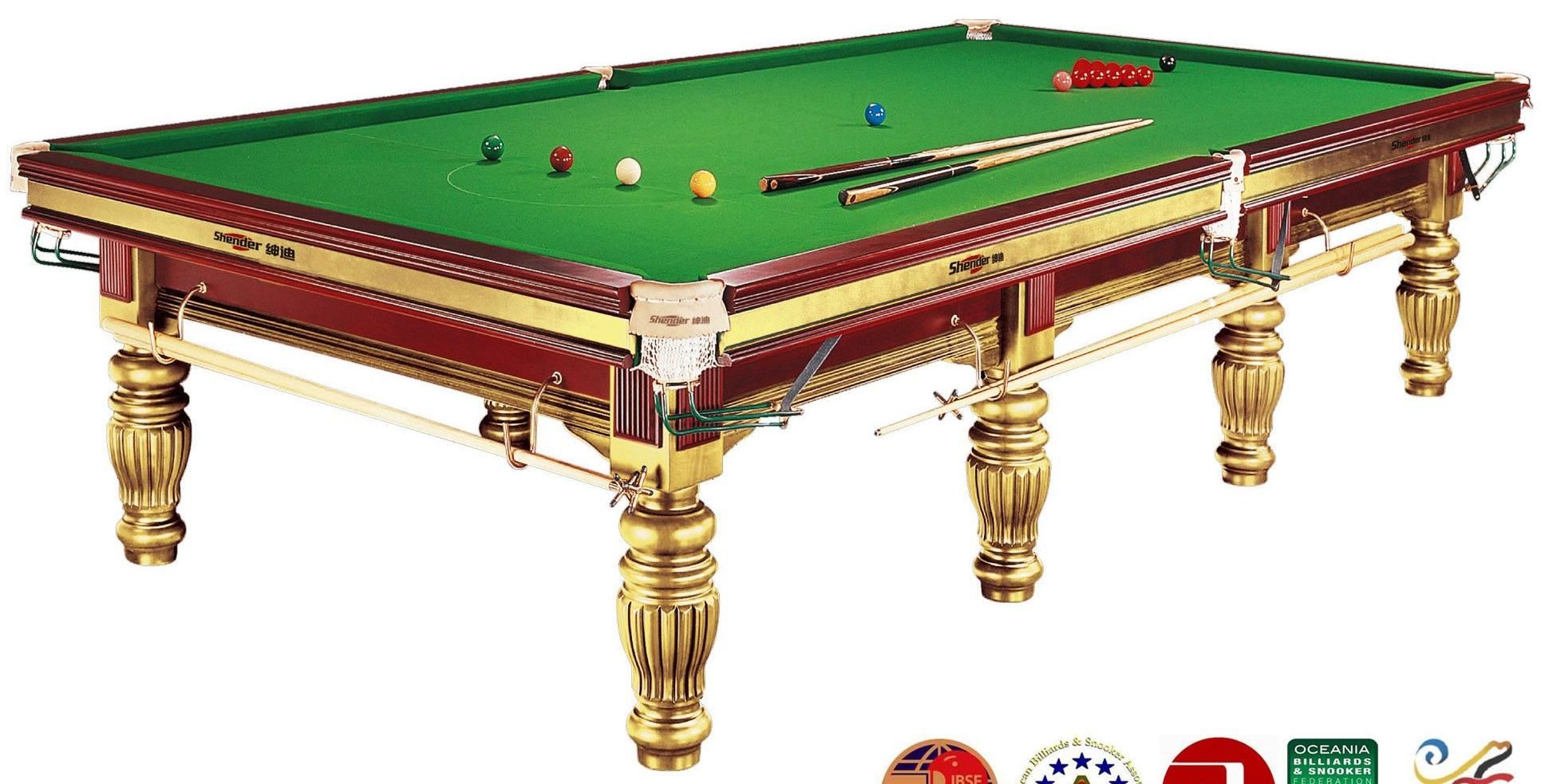 Бильярдный стол для снукера «Dynamic Prince» 12 ф (золотистый)