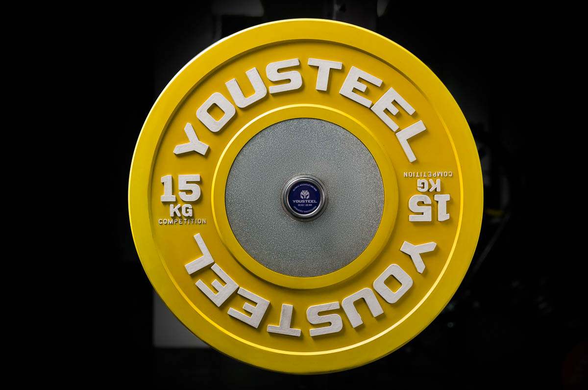 Диск для штанги соревновательный 15 кг YOUSTEEL
