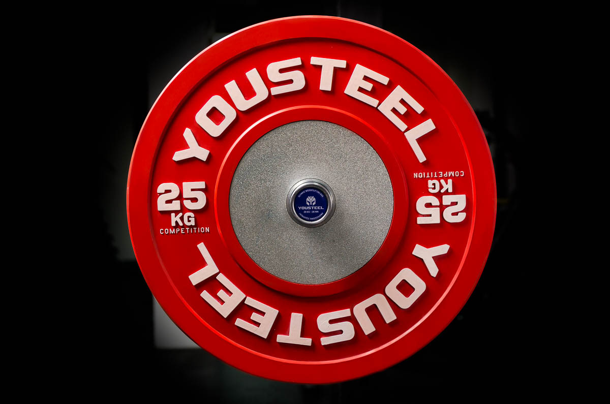 Диск для штанги соревновательный 25 кг YOUSTEEL
