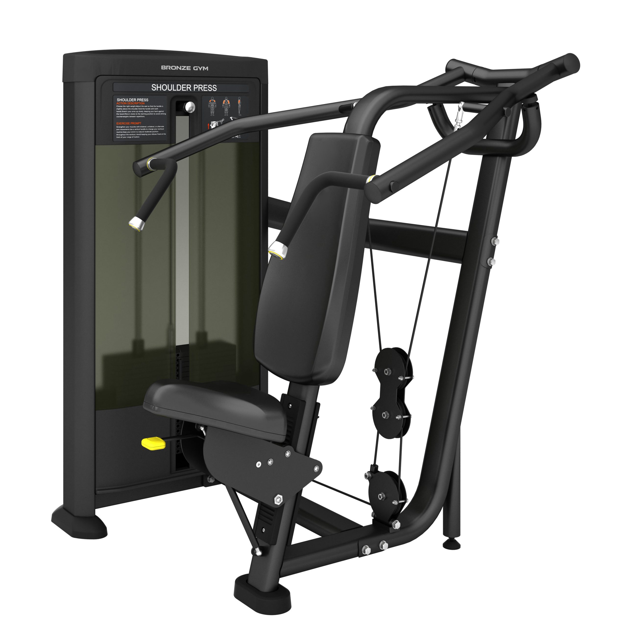 Жим от плеч независимый профессиональный BRONZE GYM BLANC 20