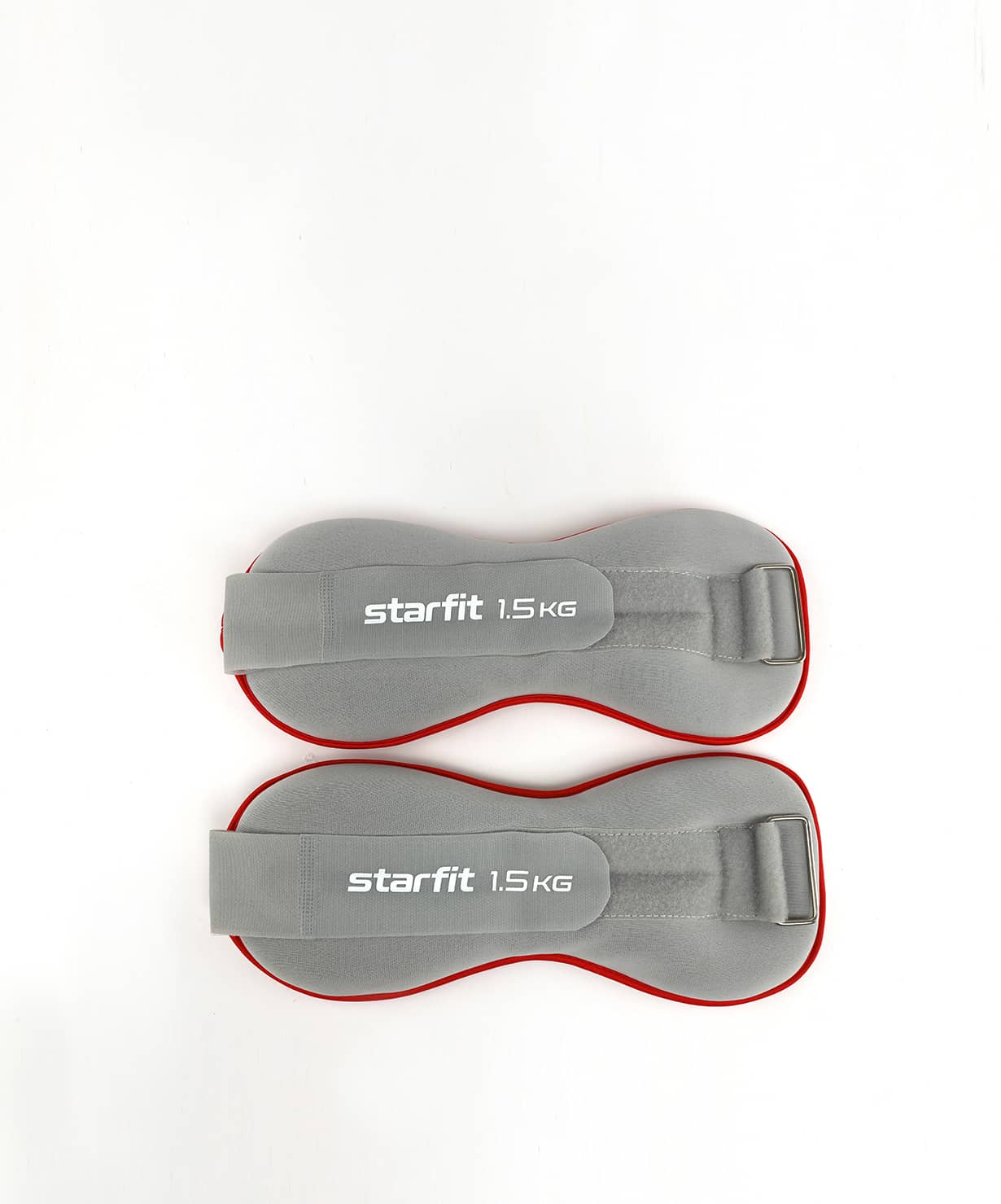 Утяжелители универсальные Core WT-501, 1,5 кг, красный/серый Starfit
