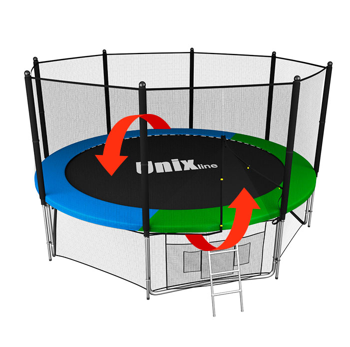 Батут UNIX line Classic 8 ft (outside)