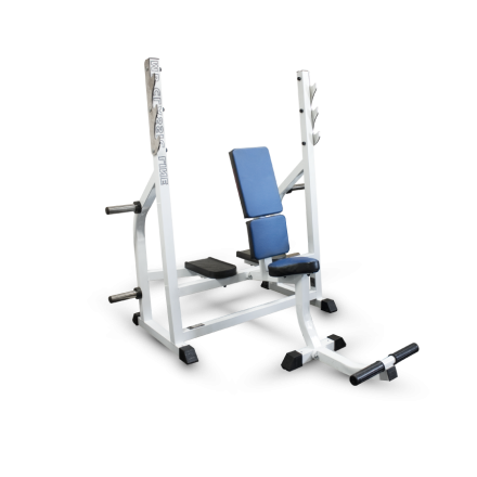 СКАМЬЯ - СТОЙКА ДЛЯ ЖИМА ШТАНГИ СИДЯ mb barbell 2.14 — изображение 2
