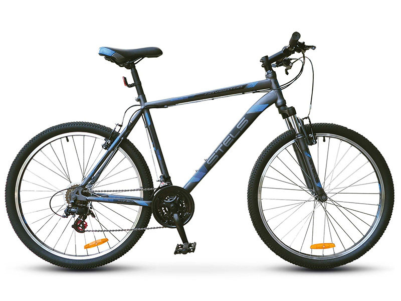 Велосипед Stels Navigator 500 26" антрацитовый-синий р. 16" — изображение 2