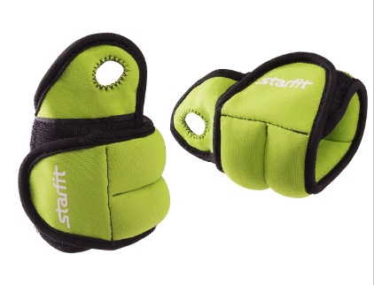 Утяжелители STARFIT WT-201 для рук "Эргономичные", 0,5 кг — изображение 3