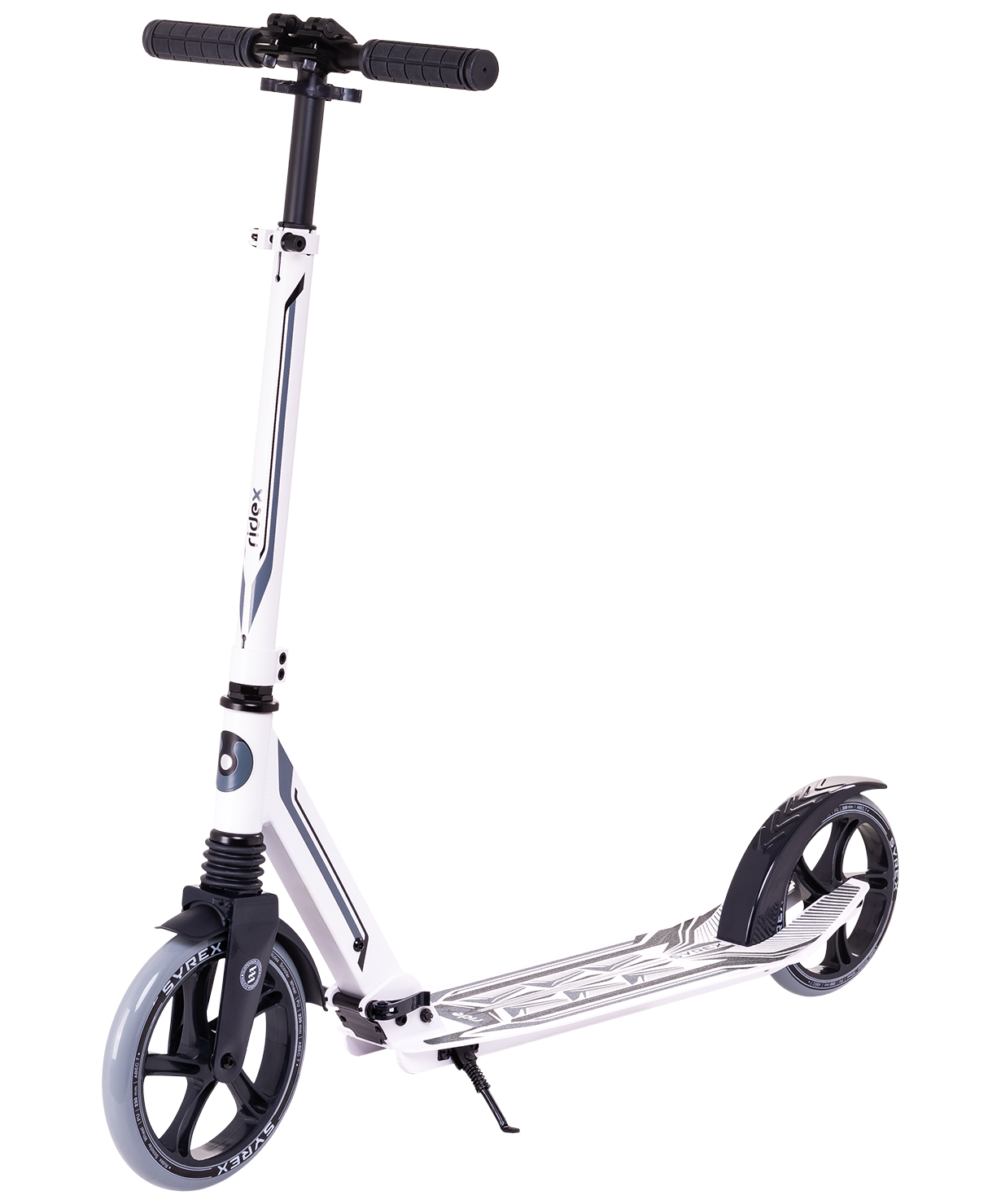 Самокат 2-колесный Syrex R 230/200 мм, белый