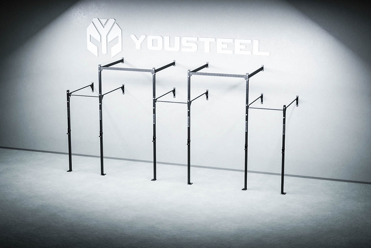 Функциональная рама для кроссфита пристенная YOUSTEEL СТ-6900-1800-2