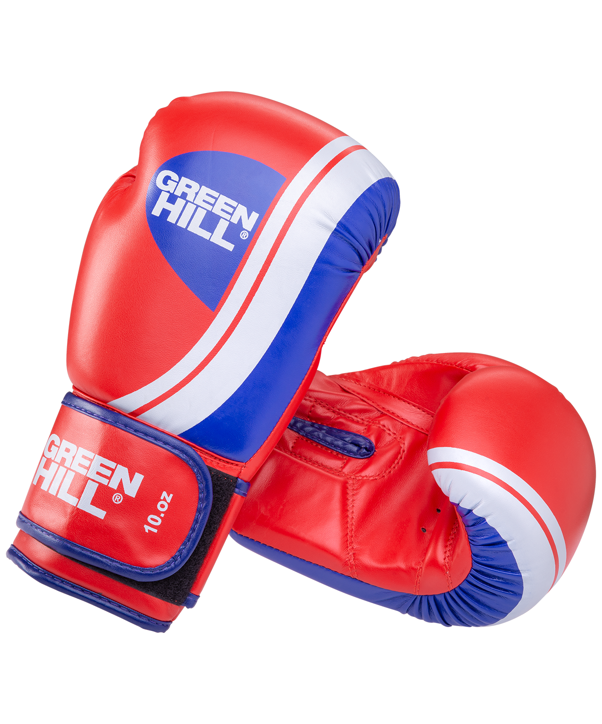Перчатки боксерские Knockout BGK-2266, 8oz, к/з, красный — изображение 2