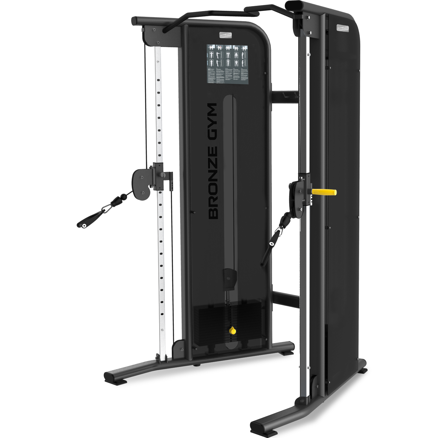 Двойная регулируемая тяга профессиональная BRONZE GYM NEO 17