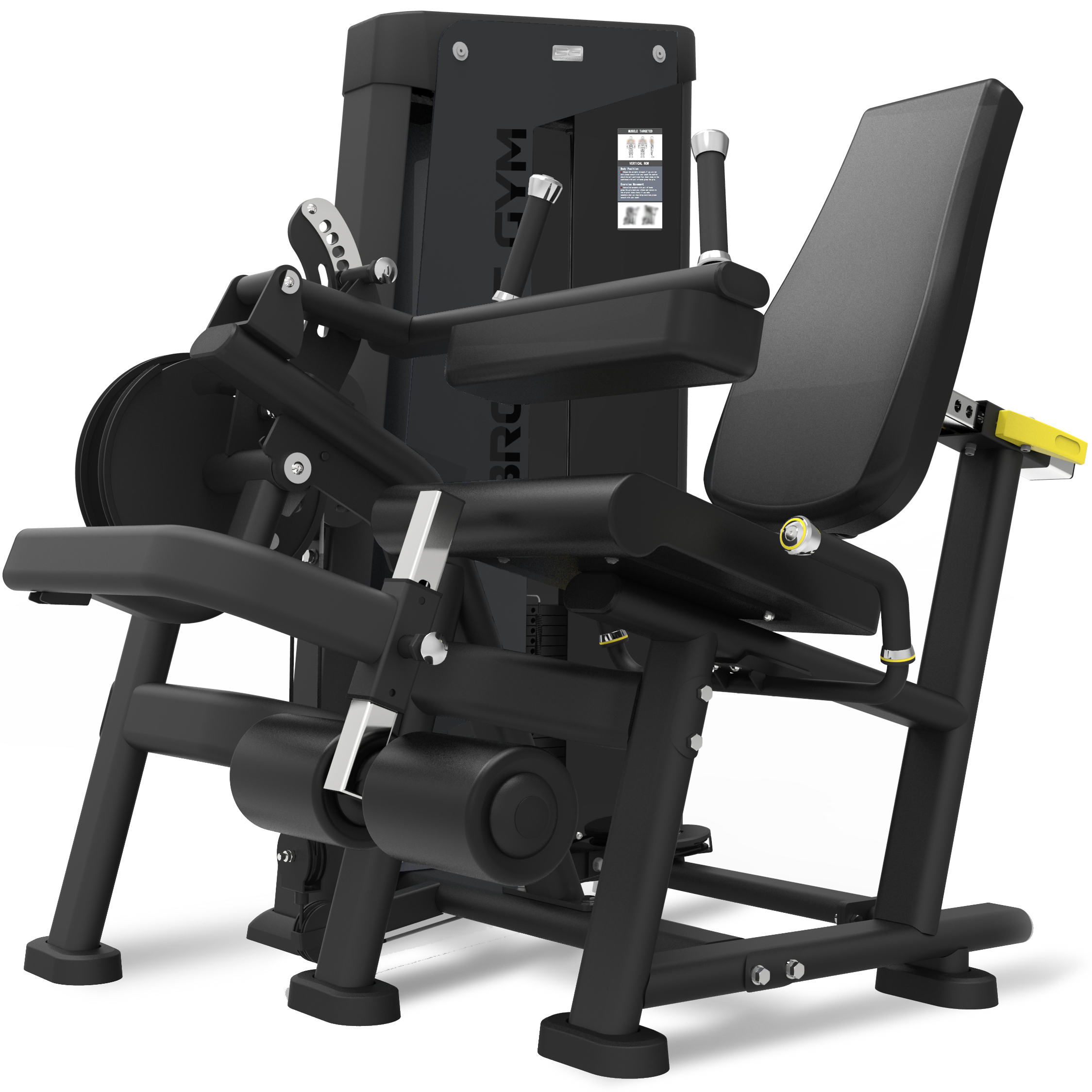Сгибание/Разгибание ног сидя профессиональный BRONZE GYM NEO 87