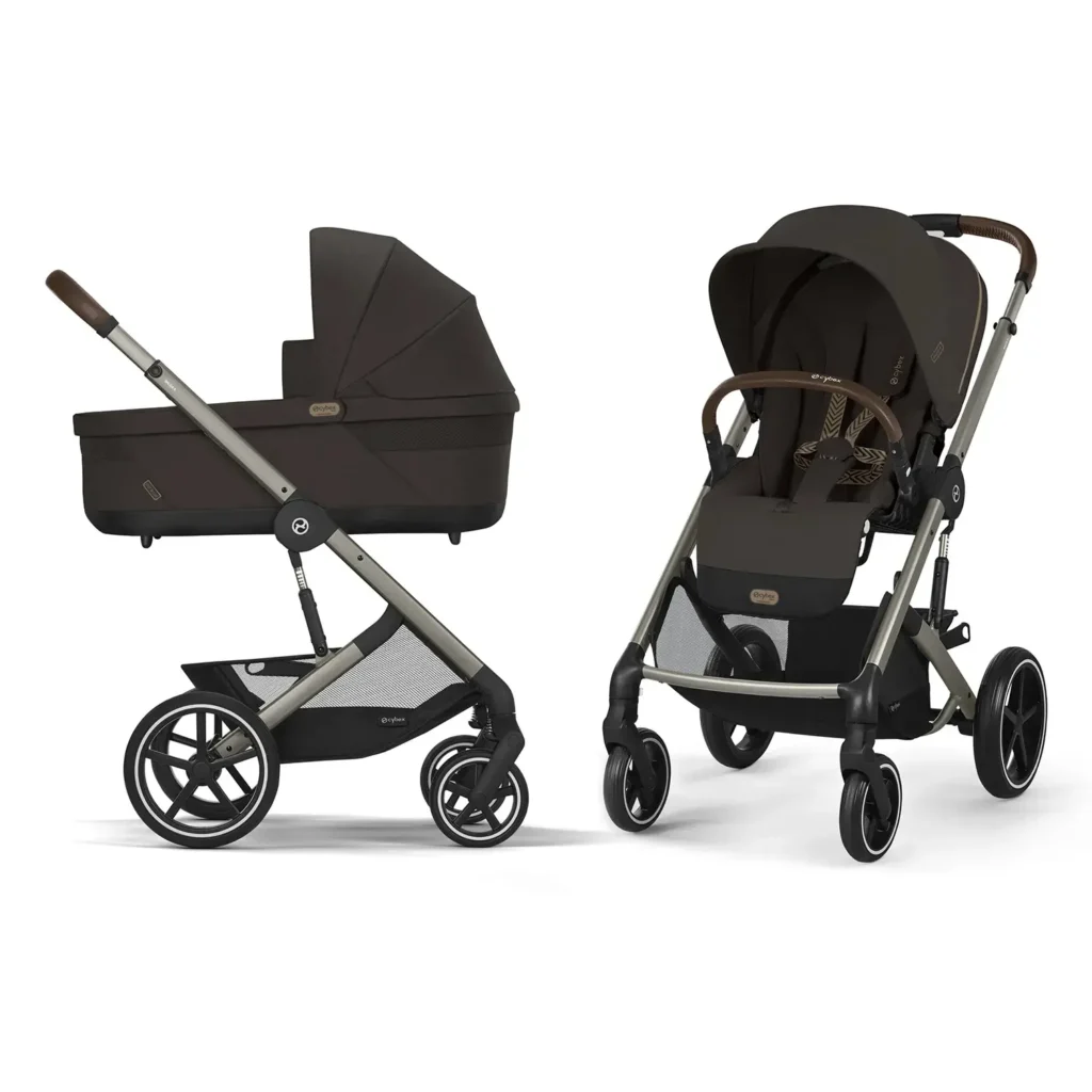 Детская коляска Cybex Balios S Lux TPE 2 в 1 Chocolate Brown