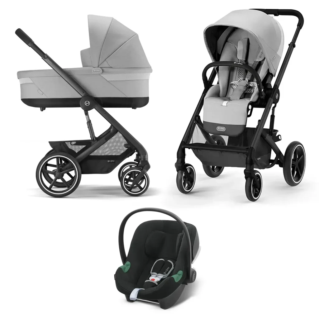 Детская коляска Cybex Balios S Lux BLK 3 в 1 Lava Grey