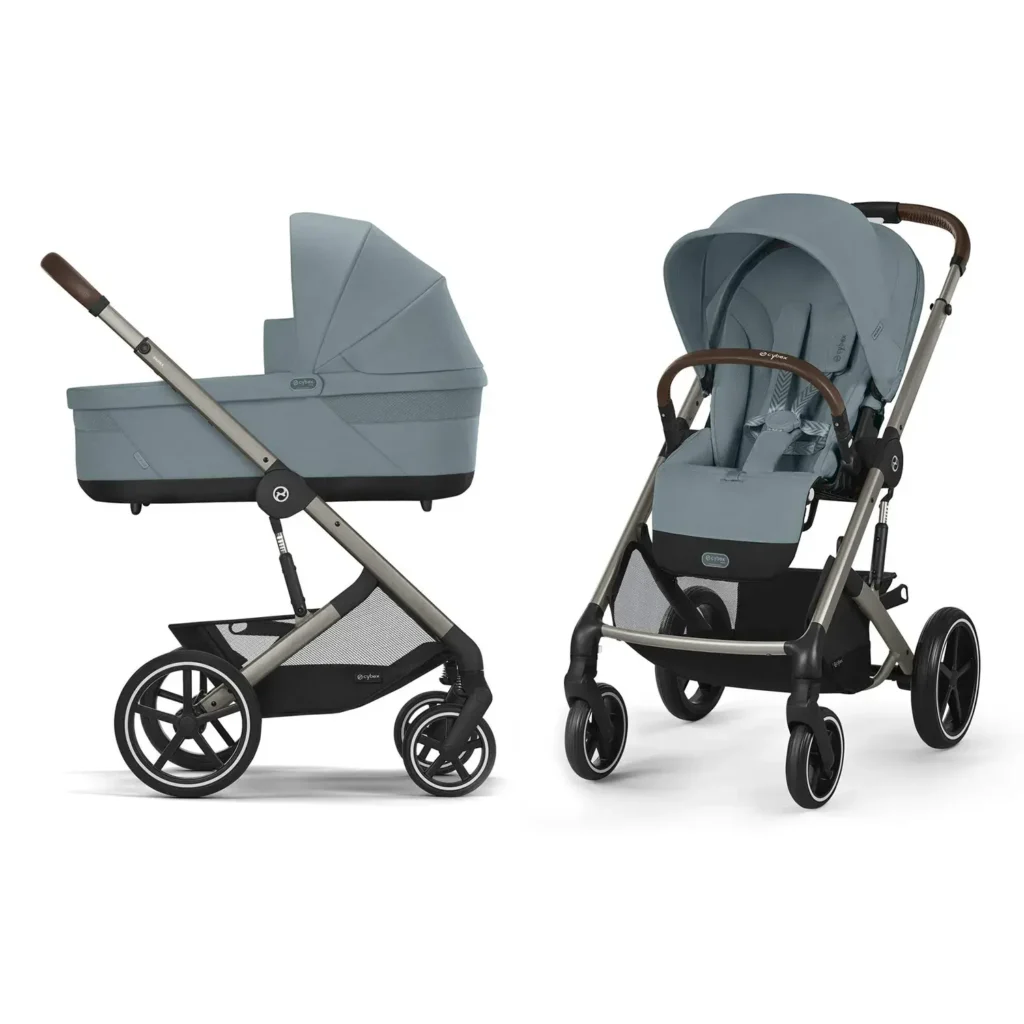 Детская коляска Cybex Balios S Lux TPE 2 в 1 Stormy Blue