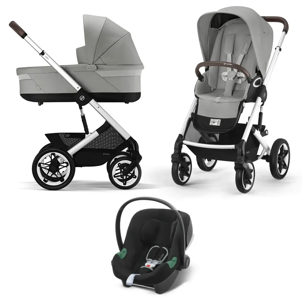 Детская коляска Cybex Talos S Lux 3 в 1 SLV Stone Grey