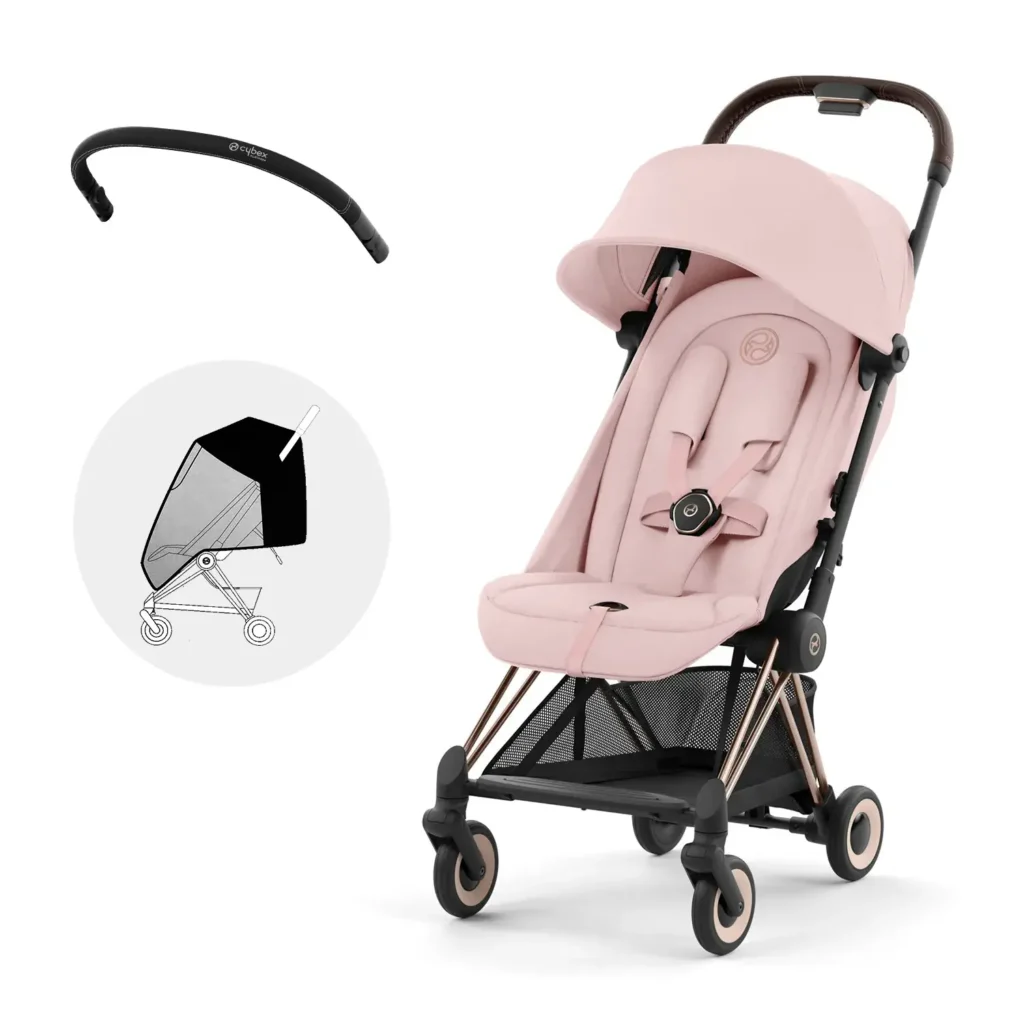 Прогулочная коляска Cybex Coya Peach Pink Rosegold