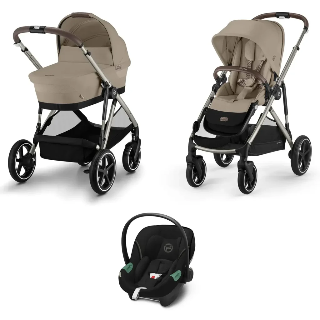 Детская коляска Cybex Gazelle S 3 в 1 TPE Almond Beige