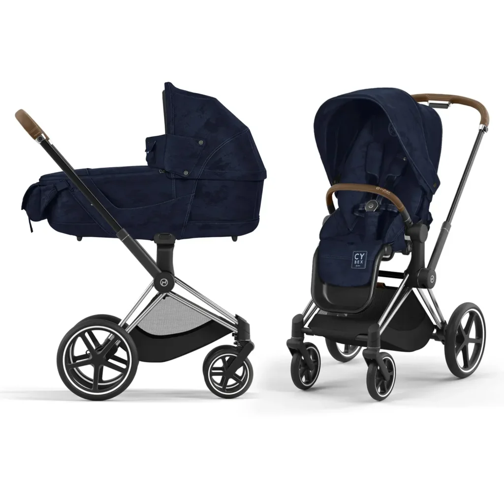 Детская коляска Cybex Priam IV 2 в 1 Rebellious Luxury Denim Blue