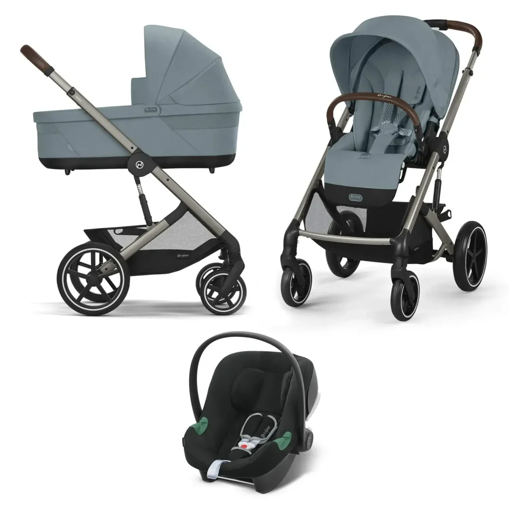 Детская коляска Cybex Balios S Lux TPE 3 в 1 Stormy Blue