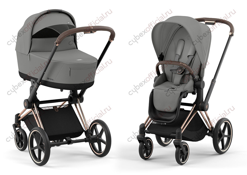 Детская коляска Cybex Priam IV 2 в 1 Mirage Grey