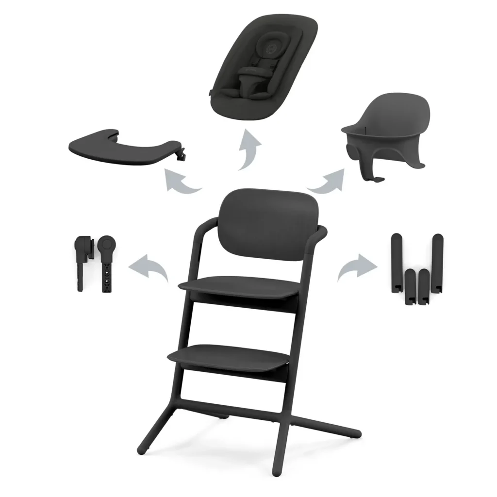 Стульчик Cybex Lemo 4-in-1 Set Stunning Black