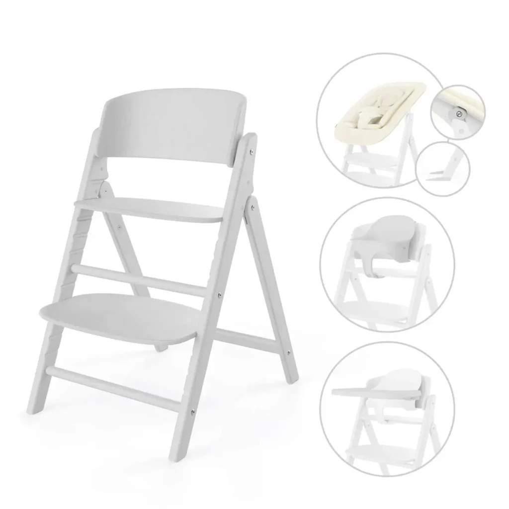 Стульчик Cybex Click & Fold 4-in-1 Set All White