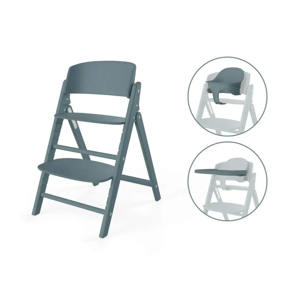 Стульчик Cybex Click & Fold 3-in-1 Set Stone Blue